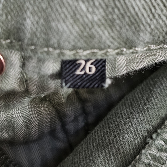 7 For All Mankind High Waist Cropped Straight Jeans NWT - Picture 9 of 11